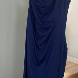 Blue Mid length Dress 