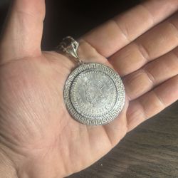 925 Silver Chain With Pendant Coin