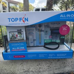 Brand New Top Fin 5 Gallon Aquarium Kit
