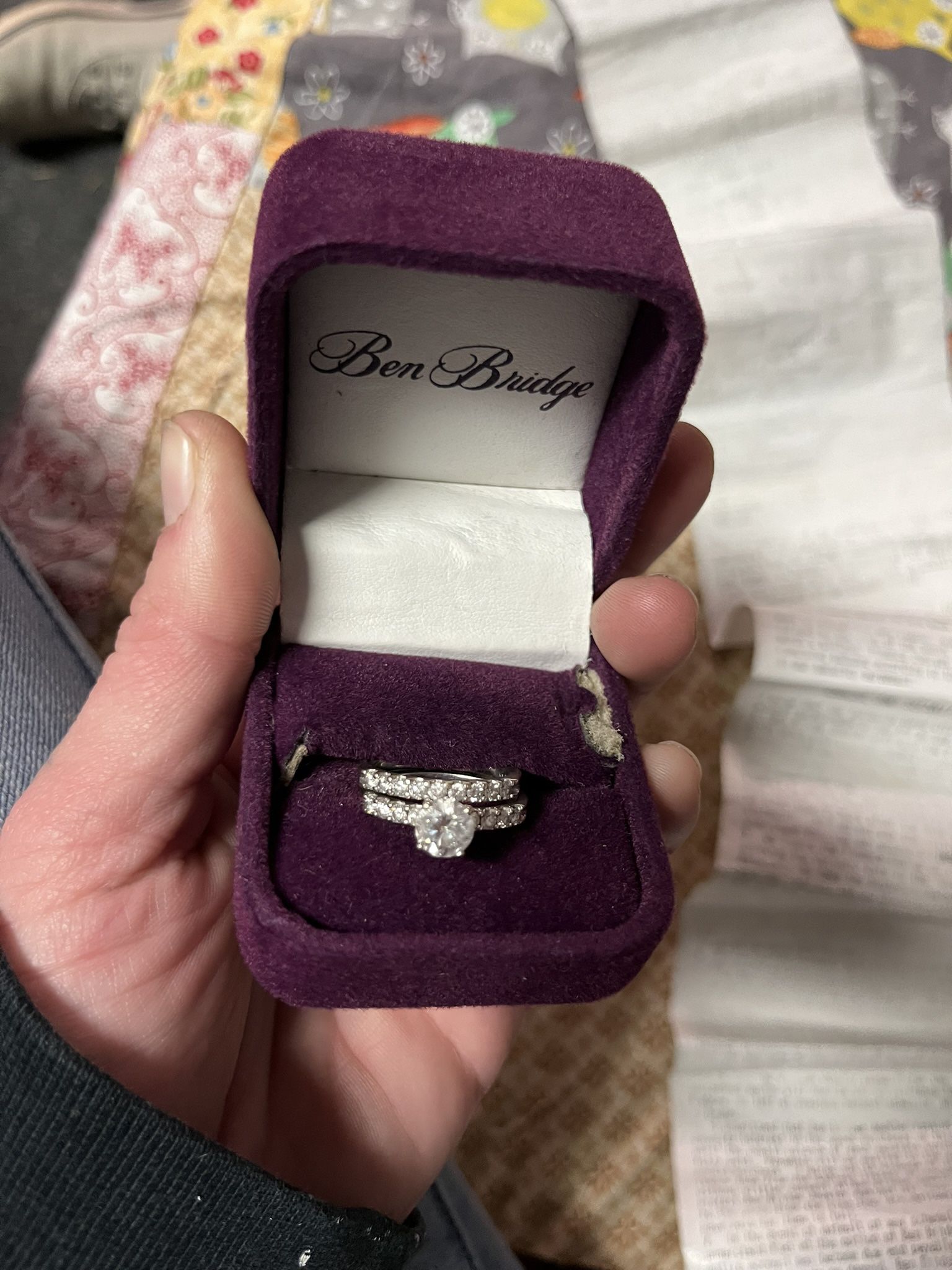 Diamond wedding Ring set
