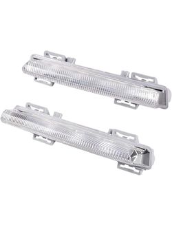 Left Right LED DRL Daytime Running Lights Fog Lamp Compatible with 2007-2014 Mercedes W204 S204 C180 C200 C220 C230 C250 C280 C300 C320 C350