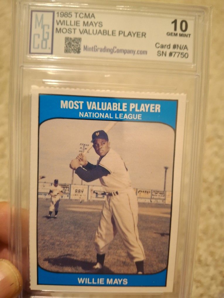 Willie Mays Box Topper Graded 10!