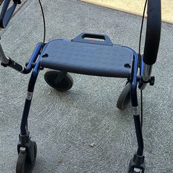 Walker On Wheels With Fold Up Seat 