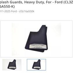 Ford SuperDuty Splash Guards Rear