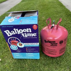 Party Balloon time empty helium tank only need Refill