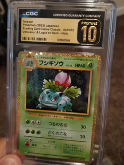 Ivysaur pristine 10