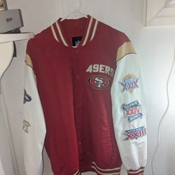 49ers Jacket Size Large