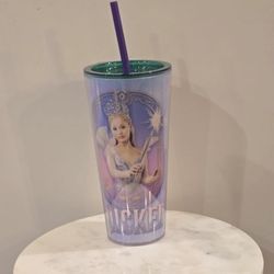 Wicked For Good Official Cinemark Reusable Cups With straws Glinda And Elphaba 