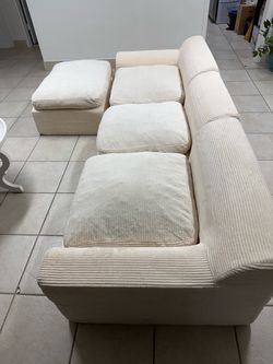 Beige couch