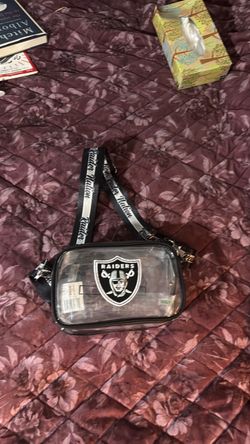 Las Vegas Raiders Clear Crossbody Bag