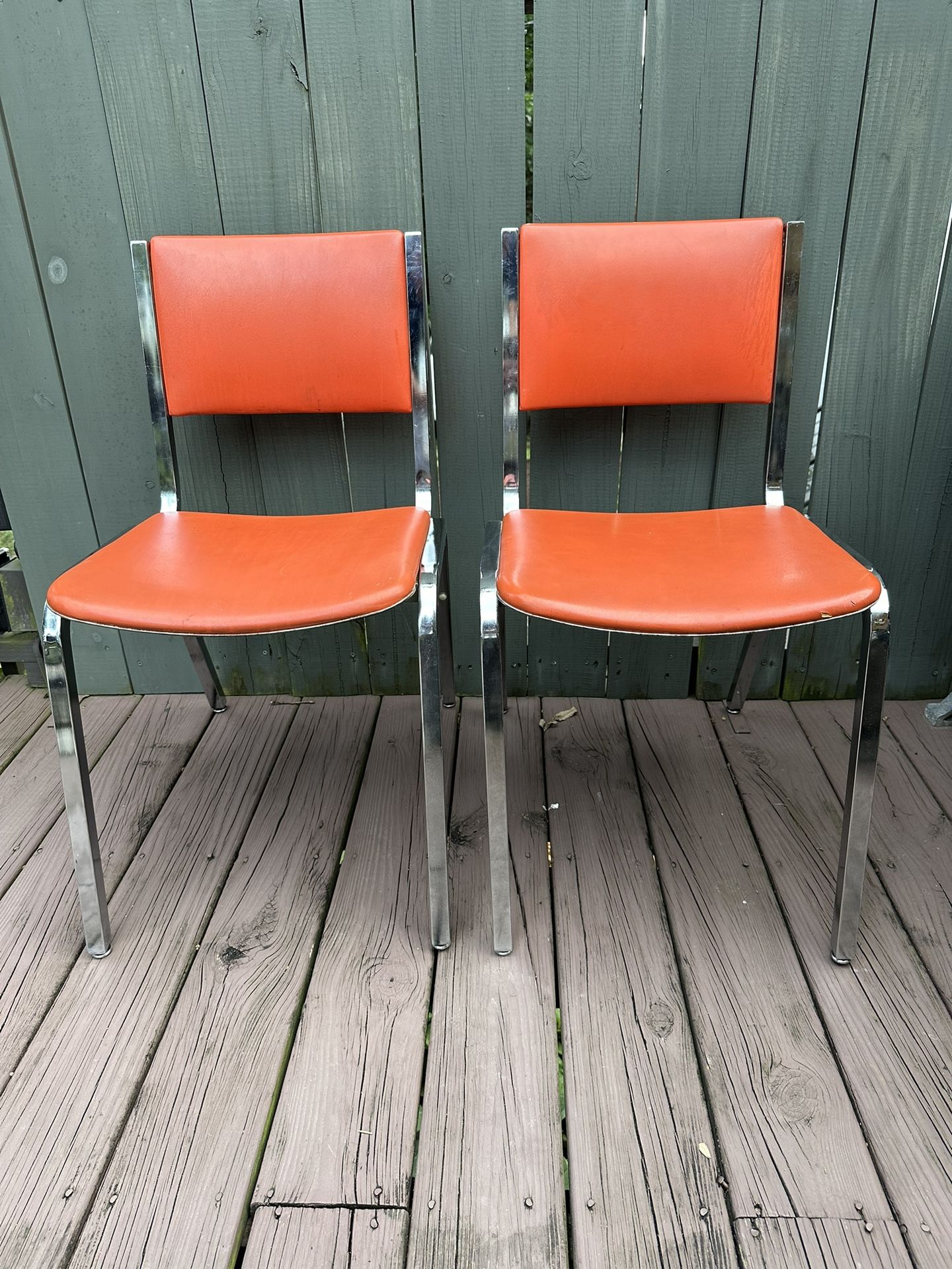 Vintage Steelcase Mid Century Modern Office Chairs