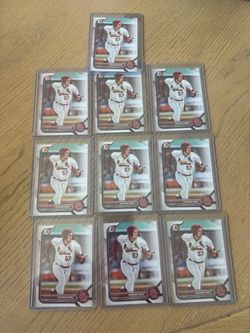 2022 Bowman Draft Joshua Baez Rookie card lot of 10