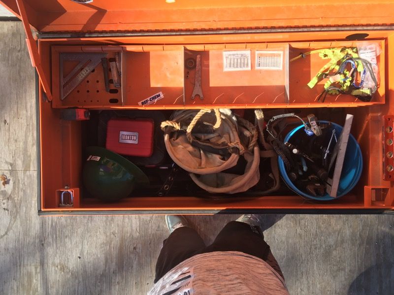 Ironworker tool box and full tool set