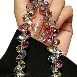 Crystal Phone Wrist Strap