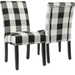 Plaid Chairs - 2 Total 