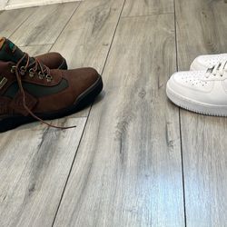 Never Worn Beef And brocolli Timberlands/ Airforce Ones