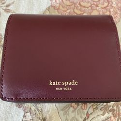 Small Burgundy Wallet. 