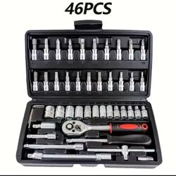 46PCS 1/4 inch Drive Socket Set
