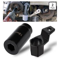 Acura- Honda Crank Pulley Tool 19mm Harmonic Balancer Socket & 50mm Crankshaft Crank Pulley