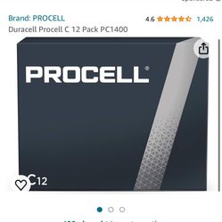 Procell Constant C12 Batteries
