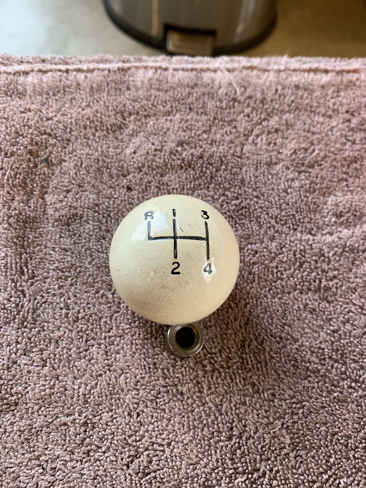 Vintage four-speed Saginaw, Muncie, Borg Warner shift knob