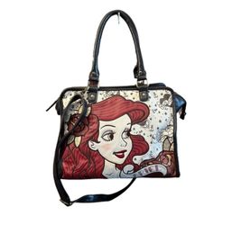 Loungefly Ariel The Little Mermaid True Love Vintage Tote Crossbody Purse Bag