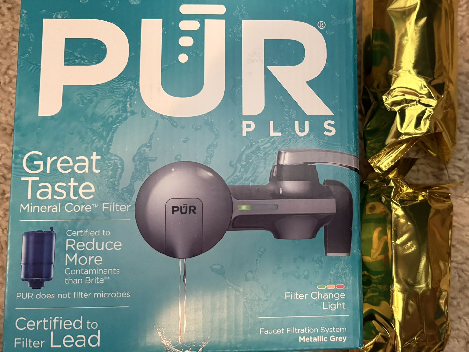 New Pur Plus Water Filtration System