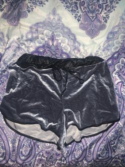 Suede mini shorts