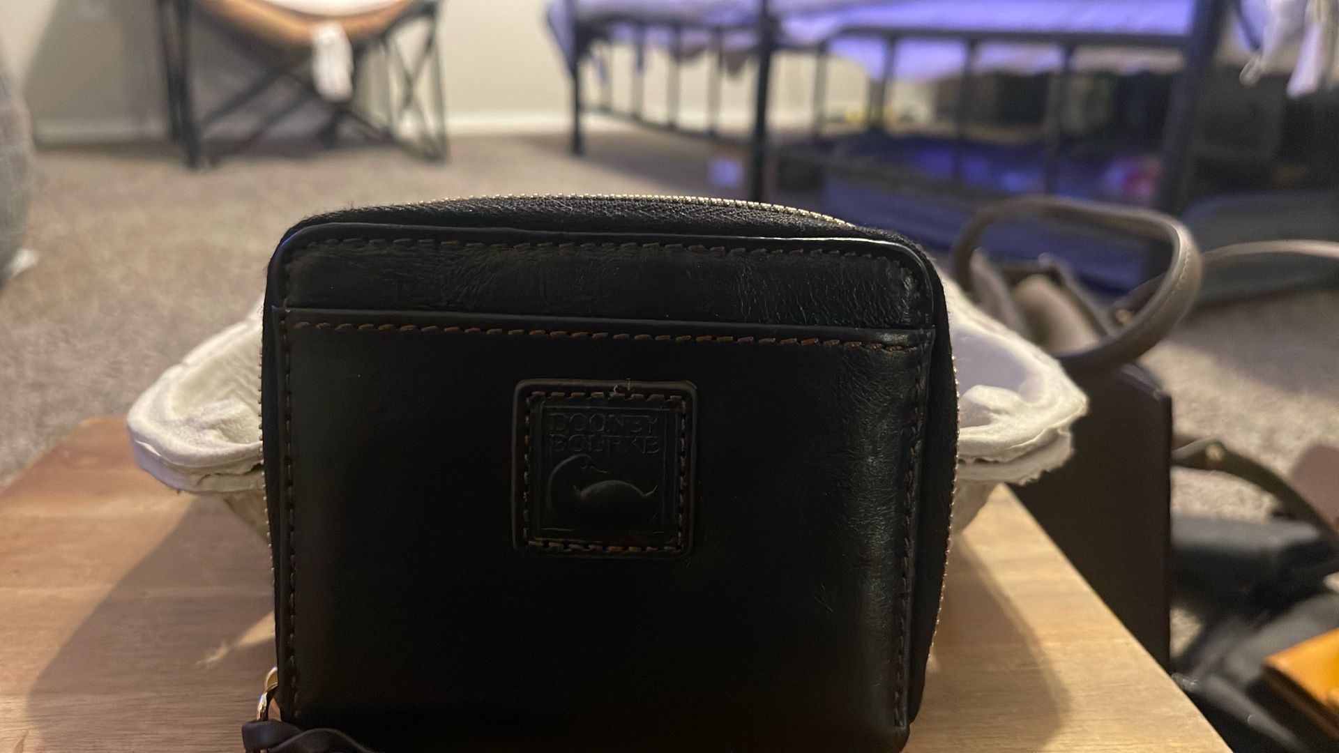 Authentic Dark Brown Dooney & Bourke