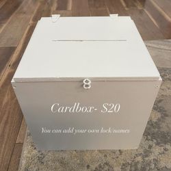 Cardbox For Wedding! 