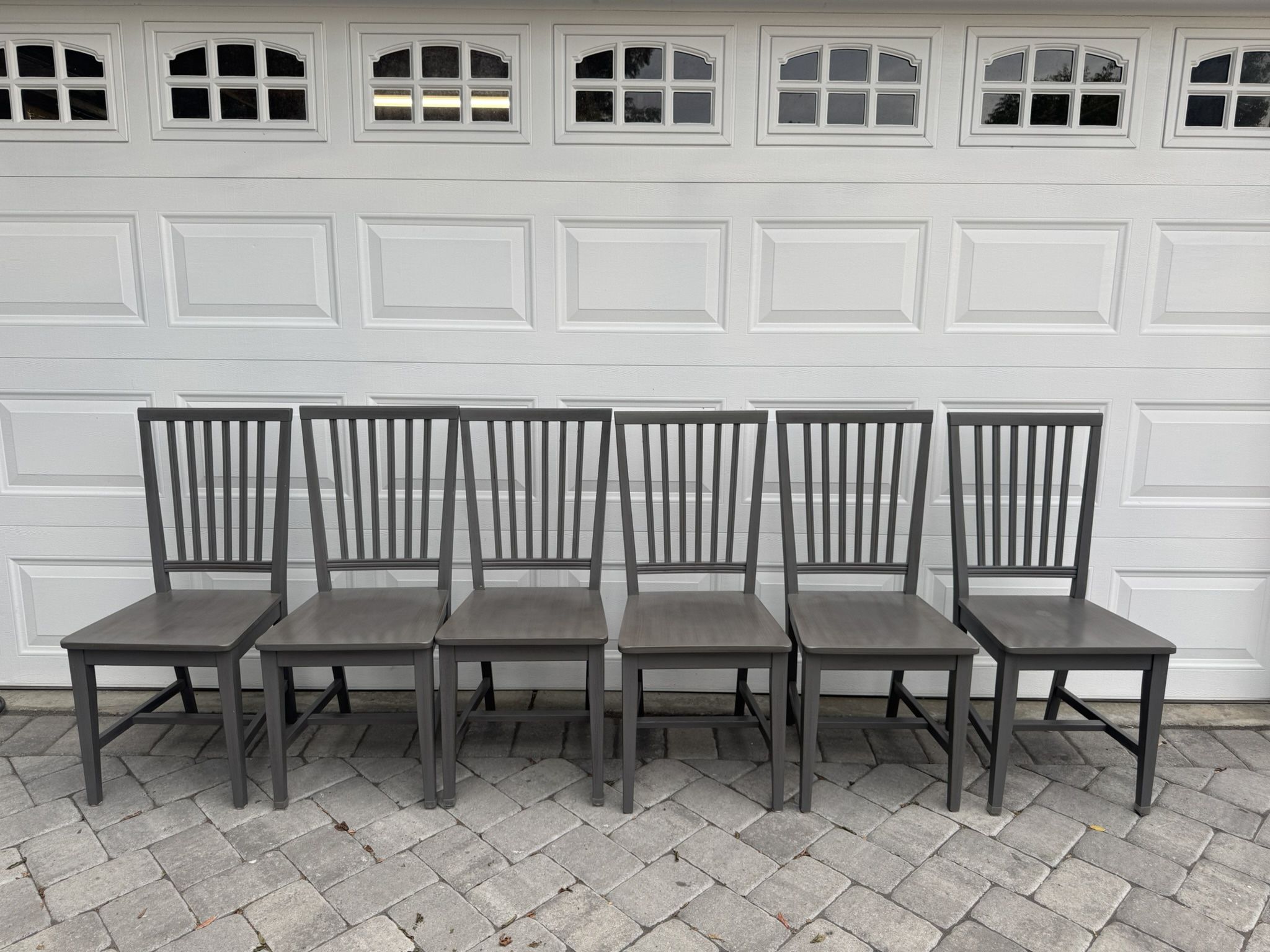 6 Crate And Barrel Dining Chairs 
