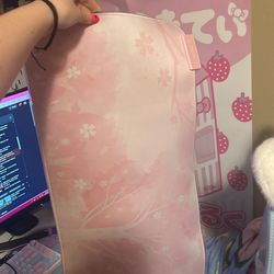 Mouse Pad Pink Blossoms LED