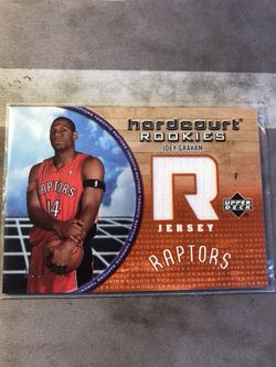 2005-06 Upper Deck Hardcourt - Hardcourt Rookies Jerseys #130-J Joey Graham 205/250