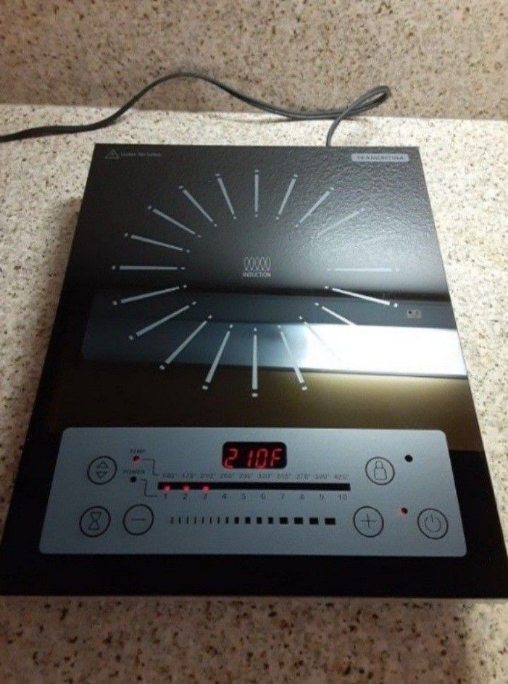 Like New Tramotina Induction Energy Efficient 1800 Watt Electric Cooker Cook Top Hot Plate From Costco