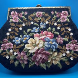Vintage Needlepoint Purse/Handbag