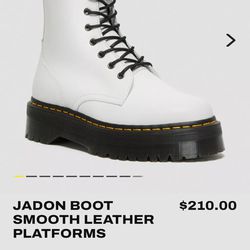Jaden Boot Smooth Leather Platforms