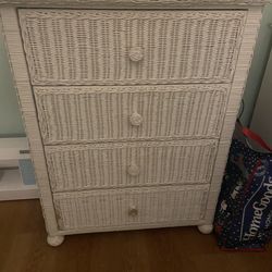 Wicker dresser
