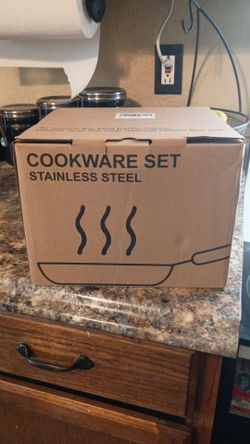 Stainless steel cookware 5 piece set