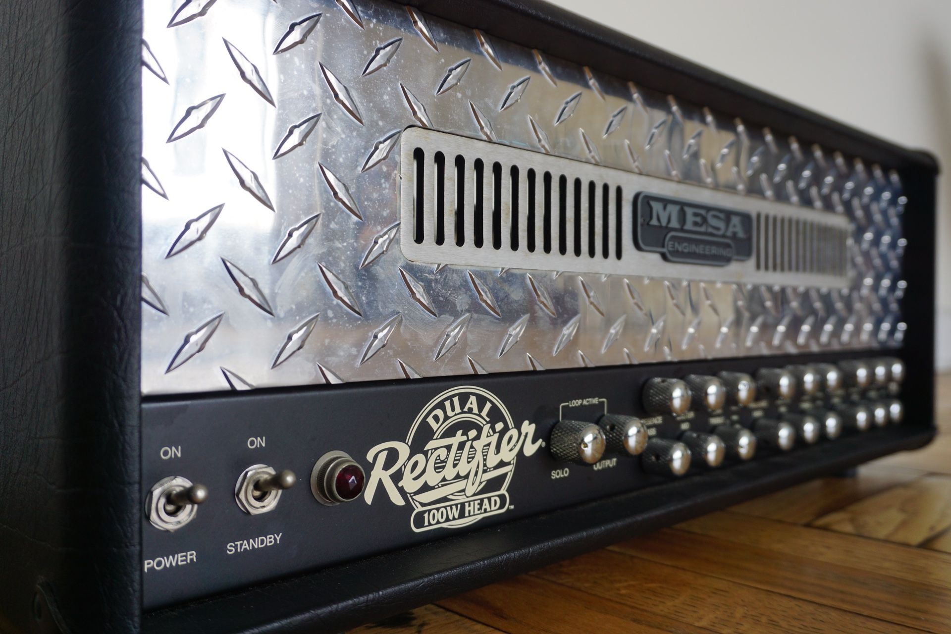 Mesa Boogie Dual Rectifier Solo Head 3-Channel 100-Watt W/head Cover ...