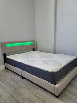 NEW FULL-SIZE MATTRESS AND BOX SPRING - 2PC