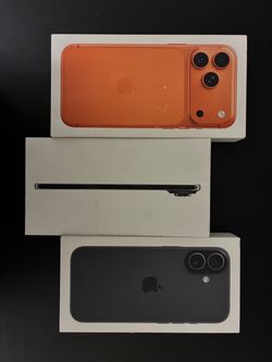 Apple iphone 17 pro max 17 air 17 regular unlocked ($45 down take home today)