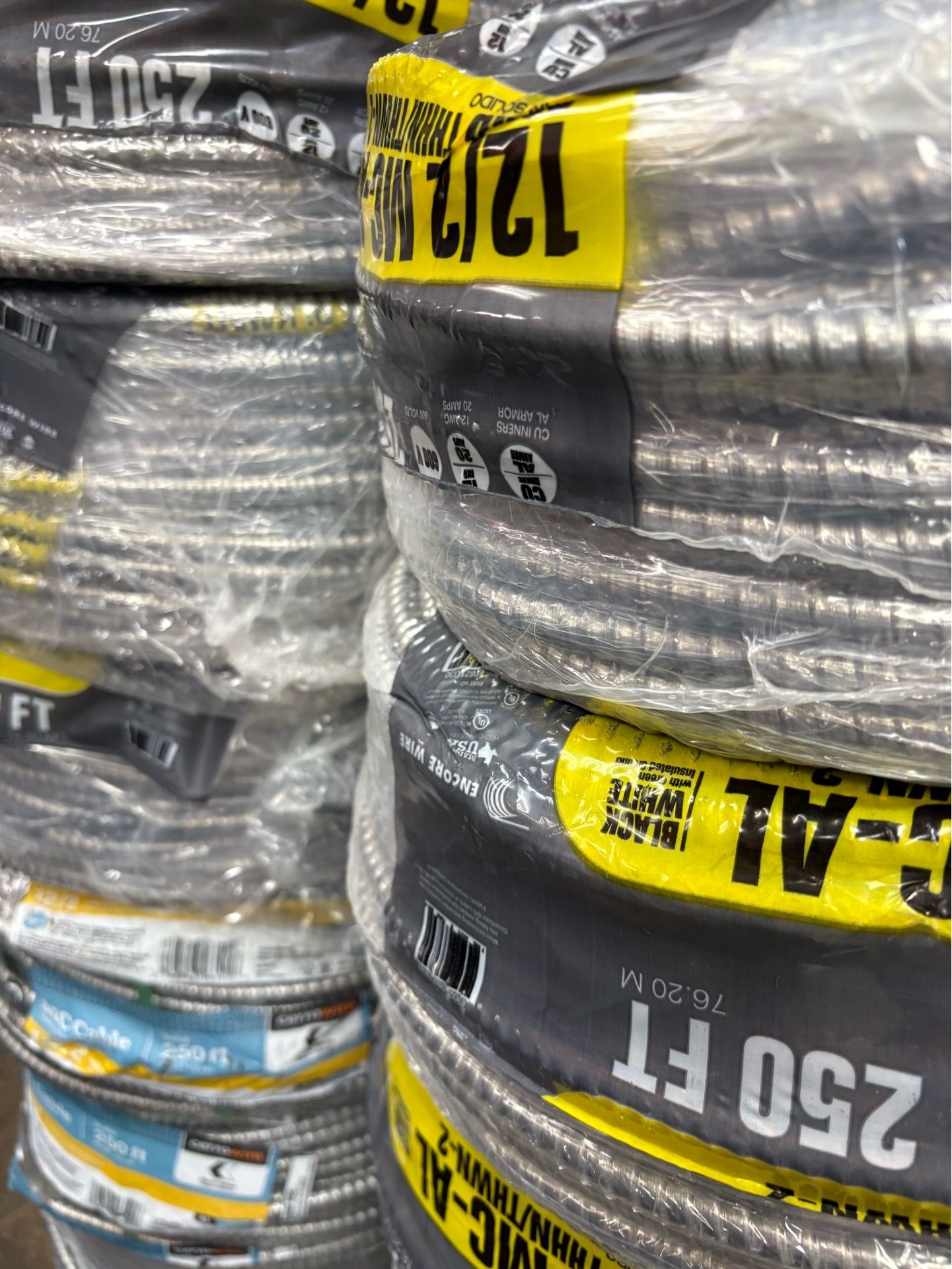 New MC Metal clad cable 12/2
