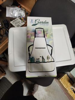8pc GARDENING APRON SET