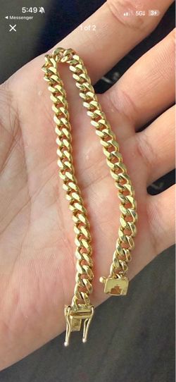 10k Cuban bracelet