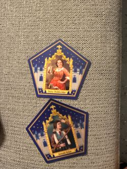 🧙‍♀️ HARRY POTTER CHOCOLATE FROG WIZARD CARDS (UNIVERSAL STUDIOS) – SET OF 2