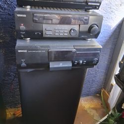 Old school Kenwood three stacker 200 cd changer