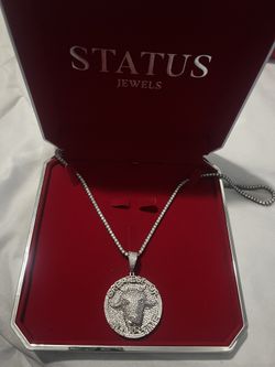 925 Silver And Mossinite Set