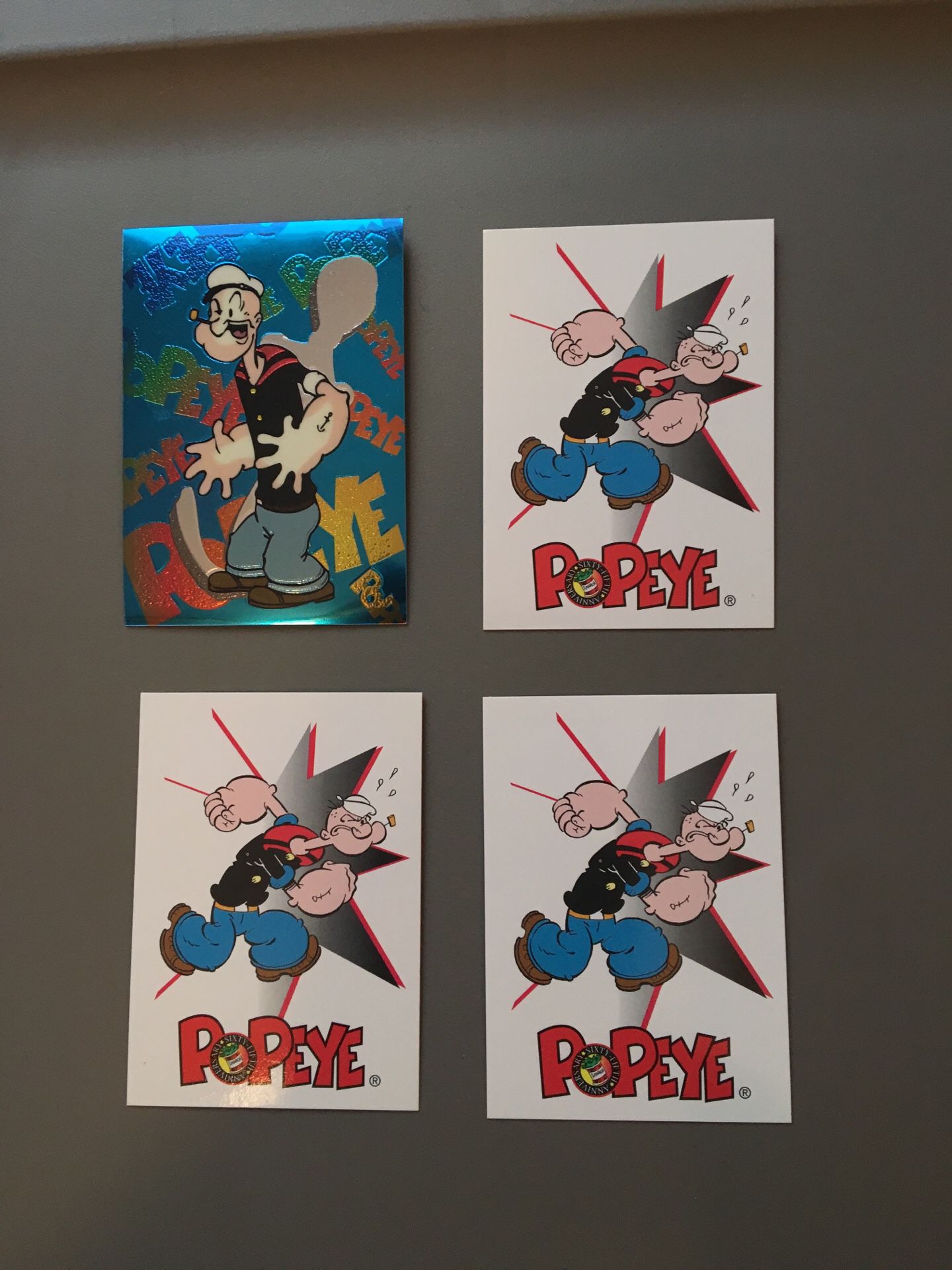 Popeye collector cards 4