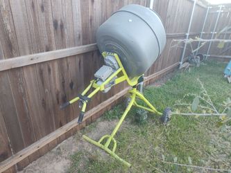 Portable cement mixer 5 cu. Ft