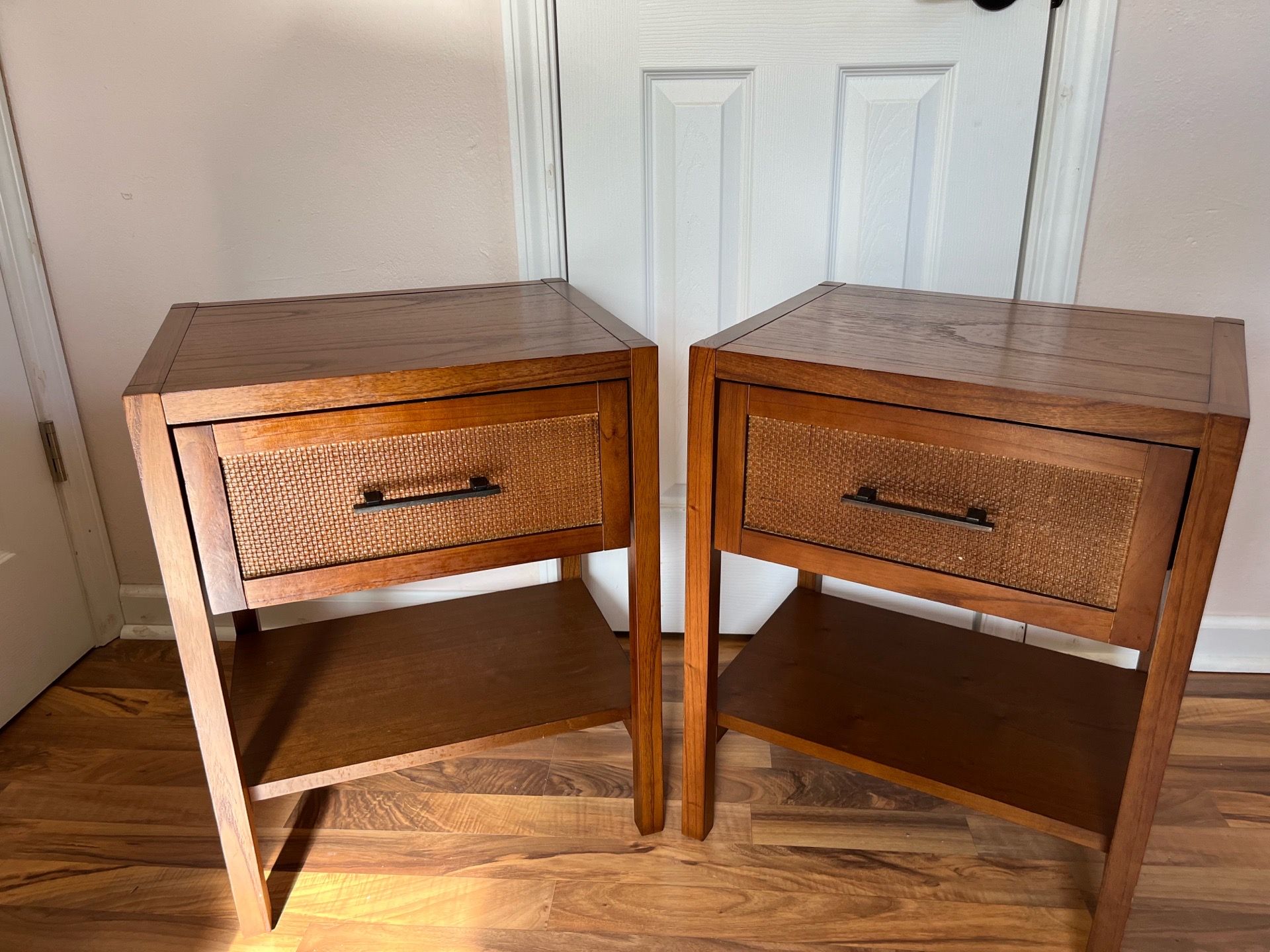 Pair of Small Square End Tables from Target